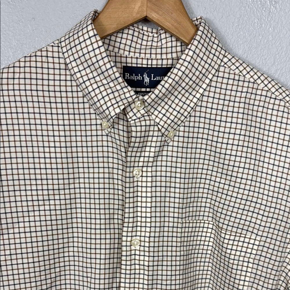 Ralph Lauren Plaid Long Sleeve Button Down Shirt